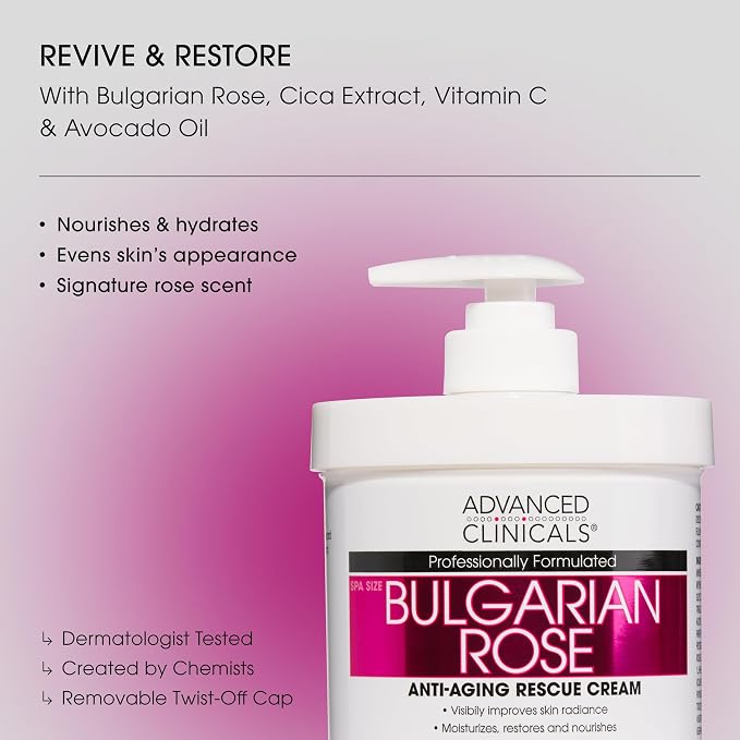 4 - Bulgarian Rose Anti-Aging Body Cream