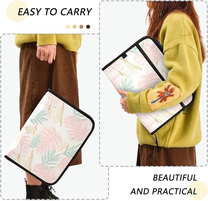 Tropical Floral Pastel Pink Mint Gold
