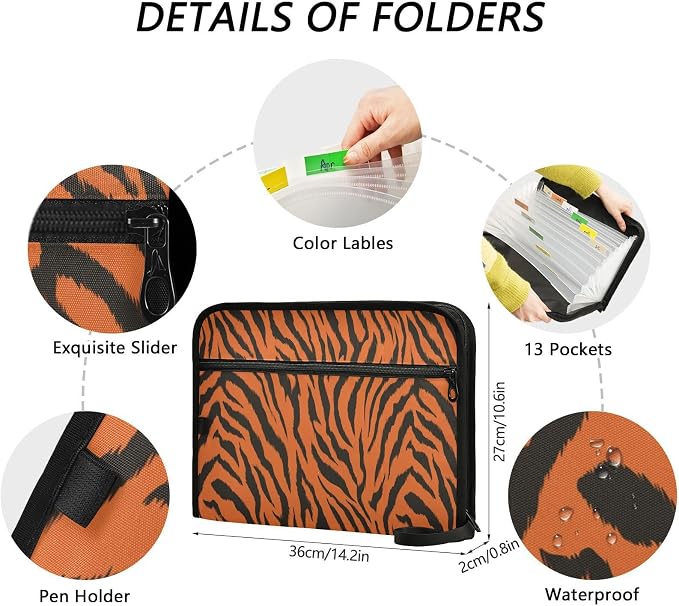 Black Orange Tiger Skin