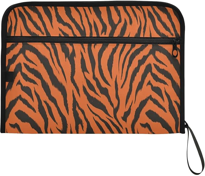 Black Orange Tiger Skin