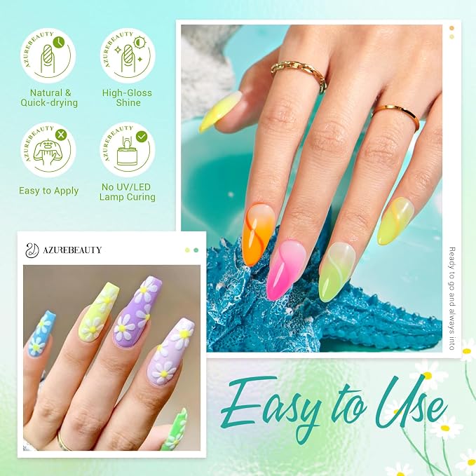 Green Blue Yellow Violet Neon