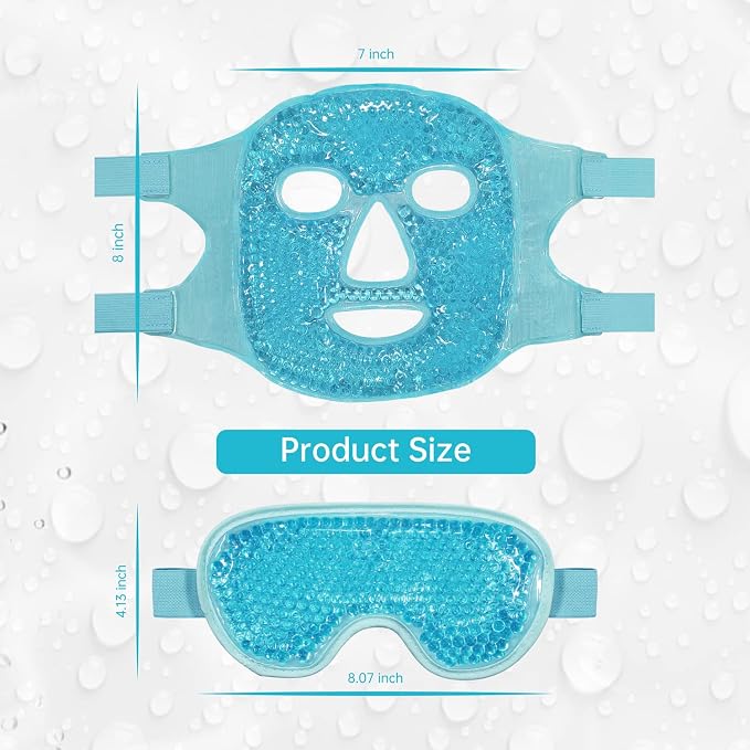 Blue(1* Eye Mask+1*face Mask )