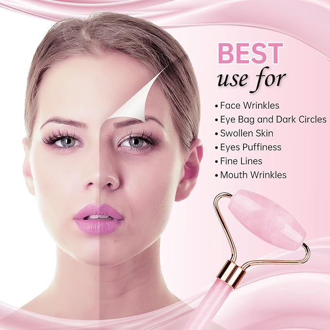 Pink(face Mask+jade Roller)