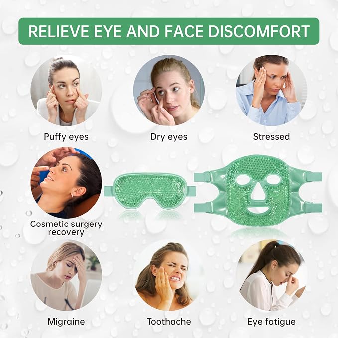 Green(1* Eye Mask+1*face Mask)