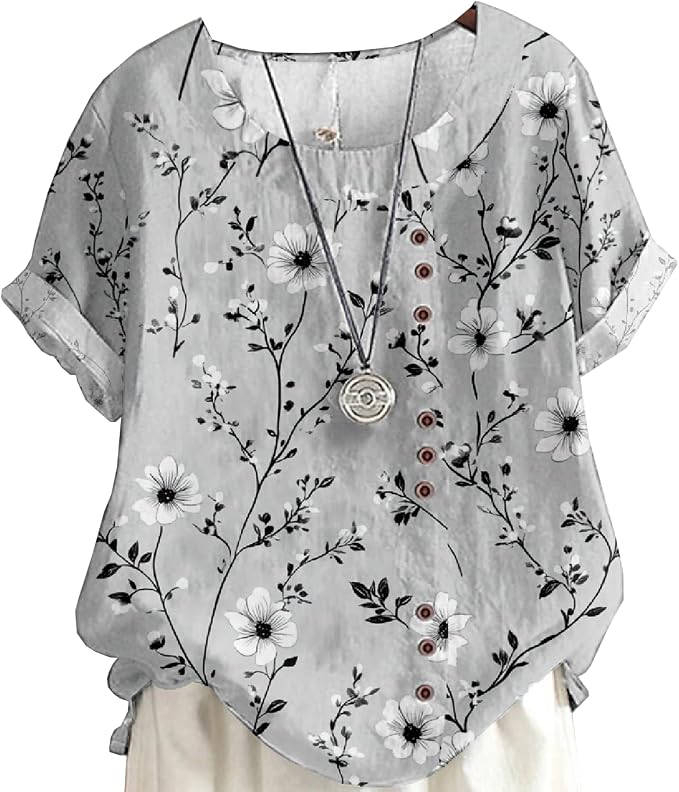Gray Floral