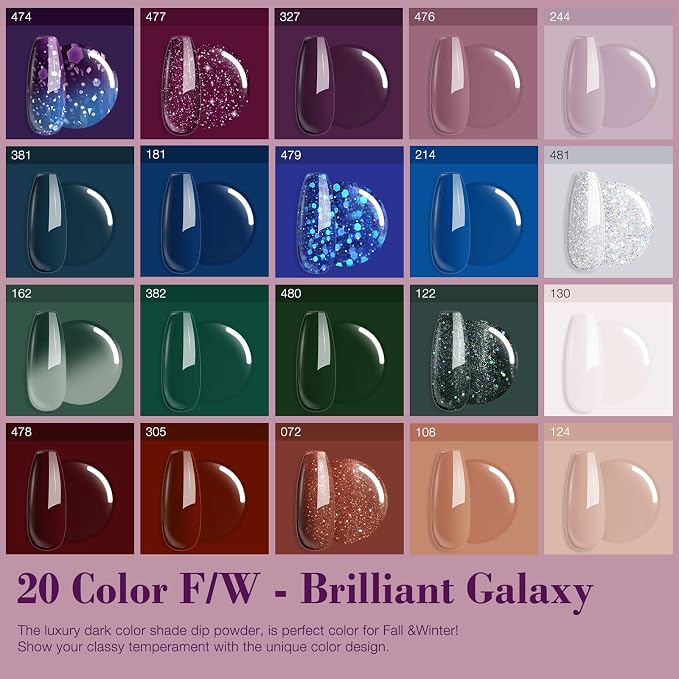 Purple Brown Green Blue