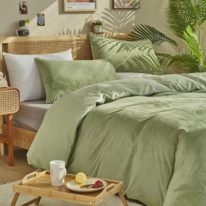 1-sage Green Velvet