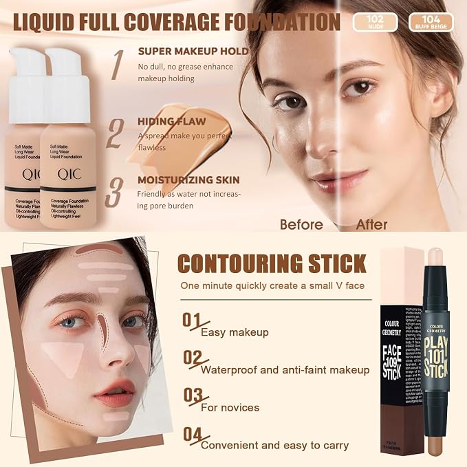 Nude & Beige Foundation