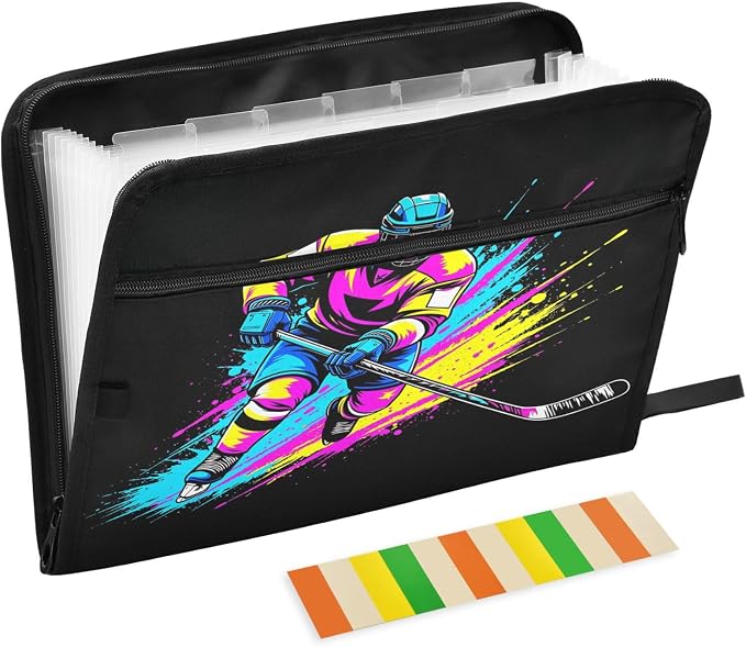 Ice Hockey Player Neon