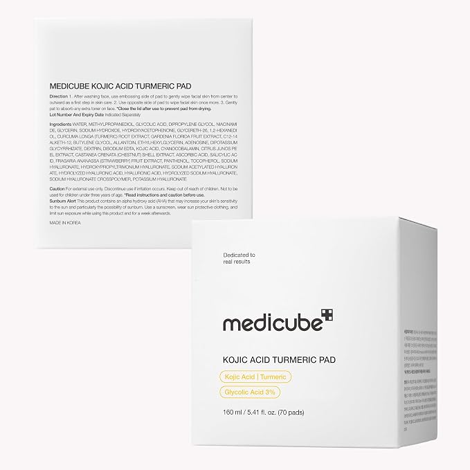 Kojic Acid Turmeric Pads