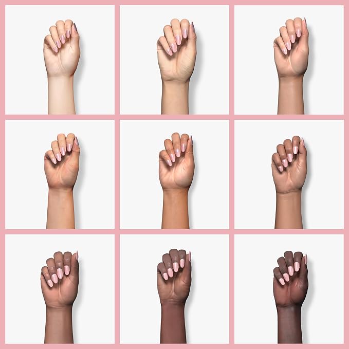 Clear Blush Pink Medium Pink