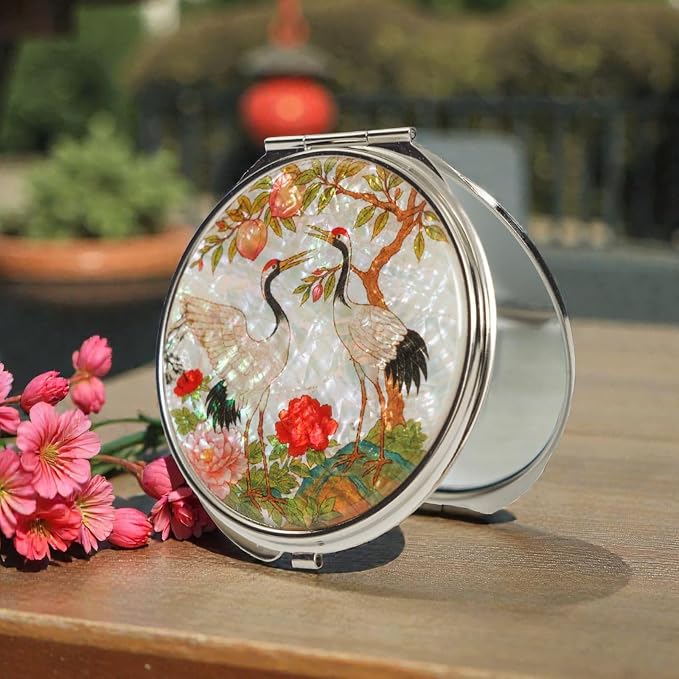 Peach Pine Cranes