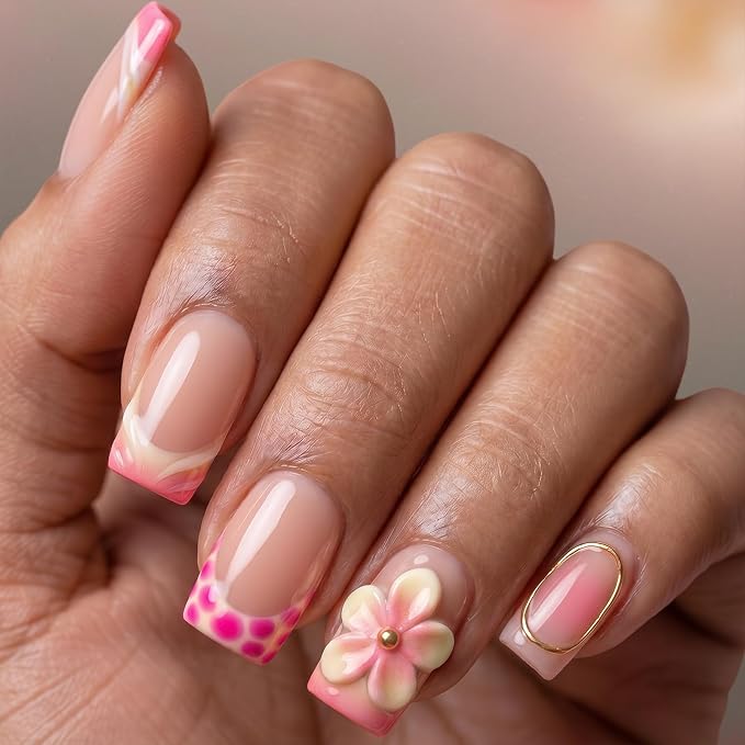 Pink Orange Ombre