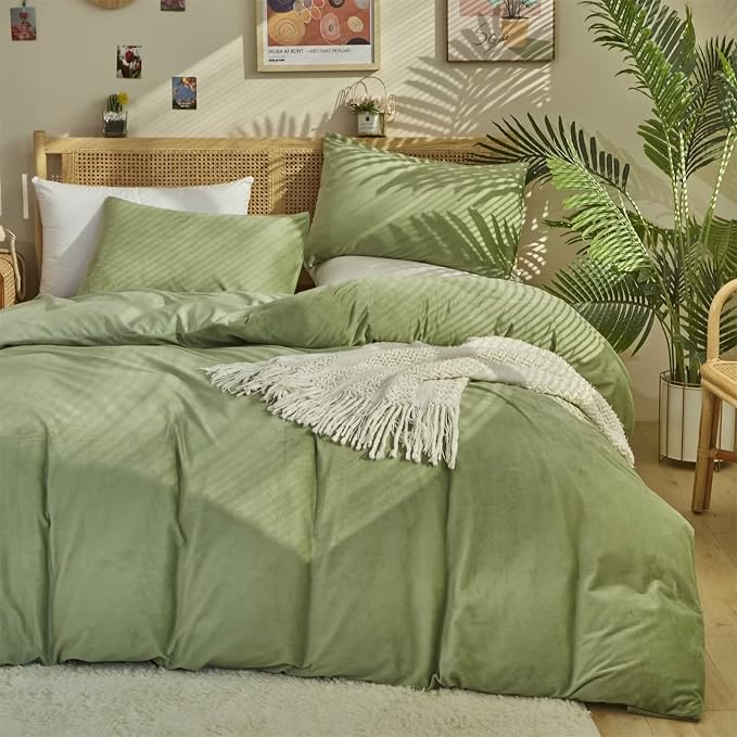 1-sage Green Velvet
