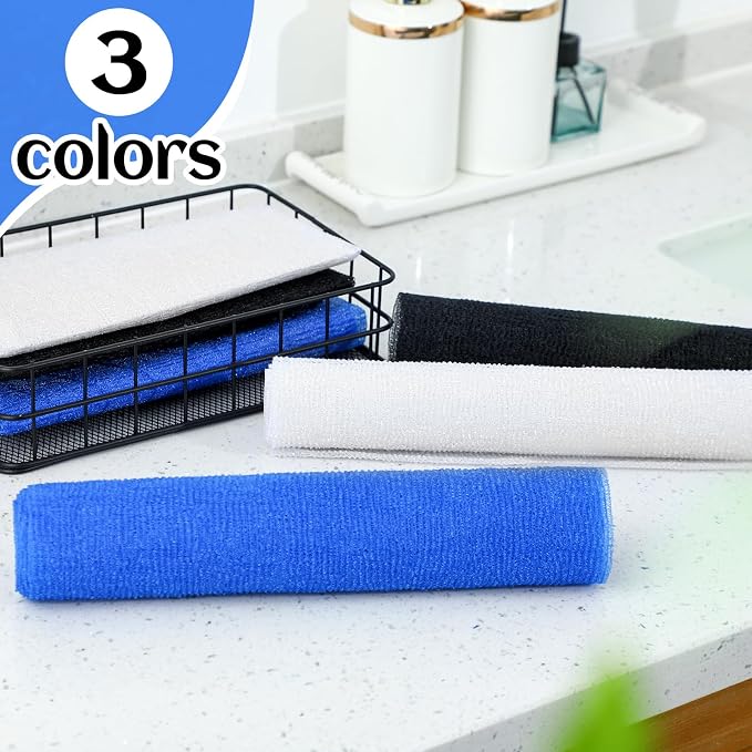 White, Black, Dark Blue