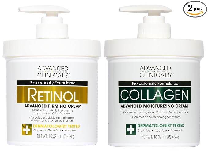 Unscented Retinol + Collagen Cream Set