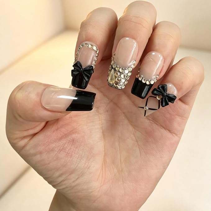 Black French Tip