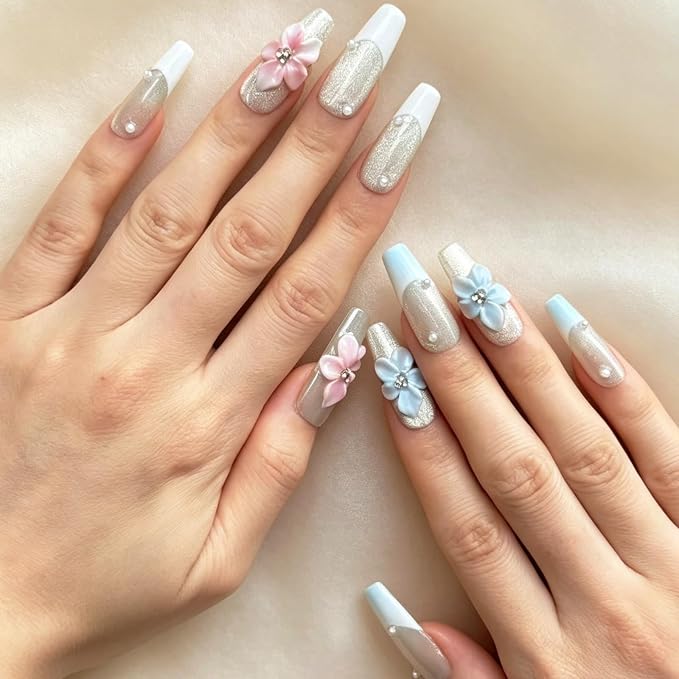 French Tip Blue