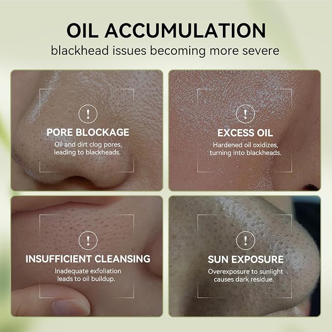 Bamboo Charcoal Pore Strips+Pore Serum