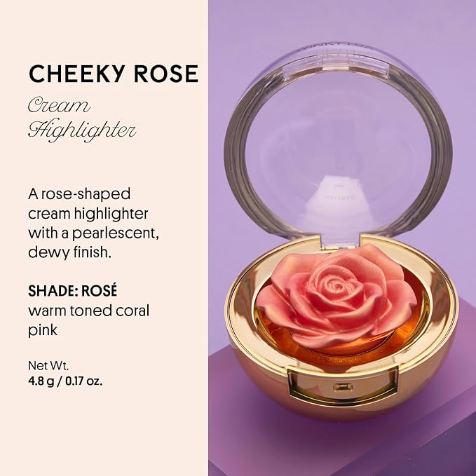 Highlighter - Rosé (Warm Toned Coral Pink)