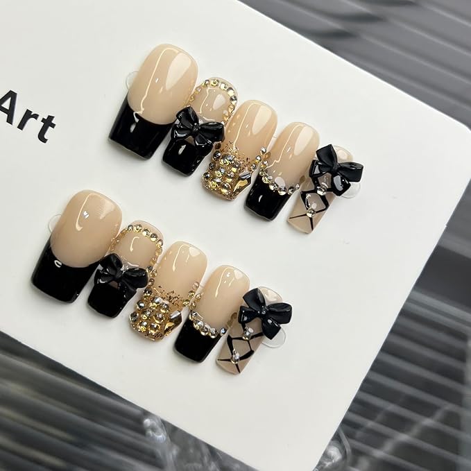 Black French Tip