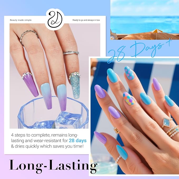 Baby Blue Violet Purple