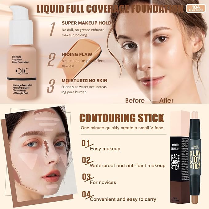 Beige Foundation&Natural CC