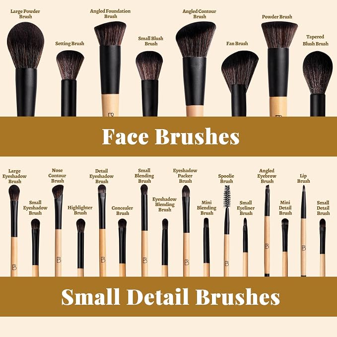 12 PCS Bamboo Matte Black