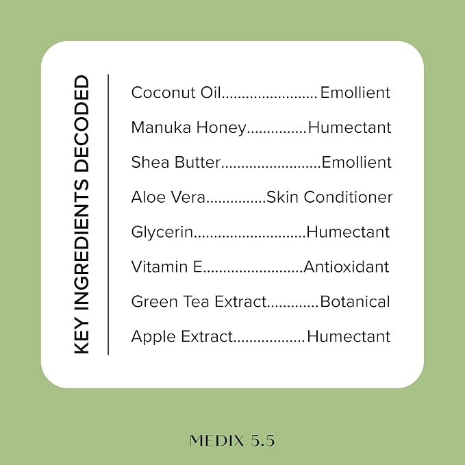 6 - Coconut Oil + Manuka Honey Cream