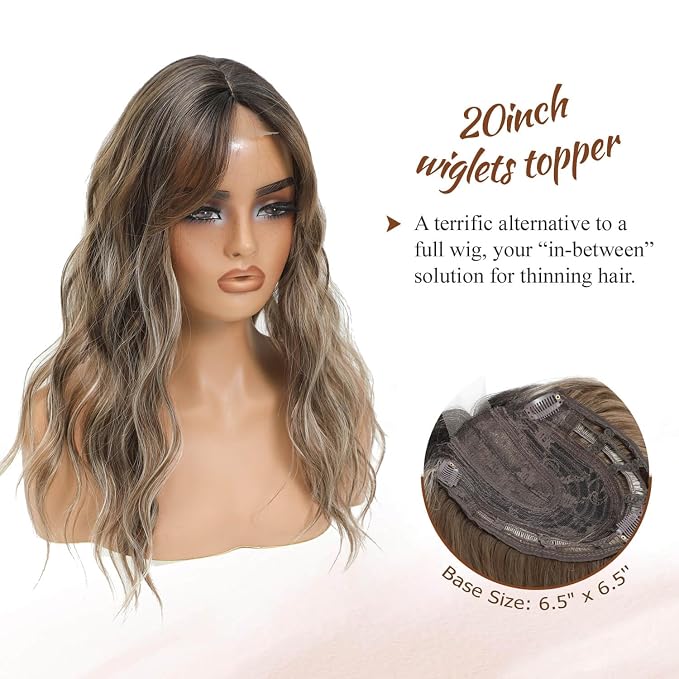 Mocha Brown with Ash Blonde Highlights