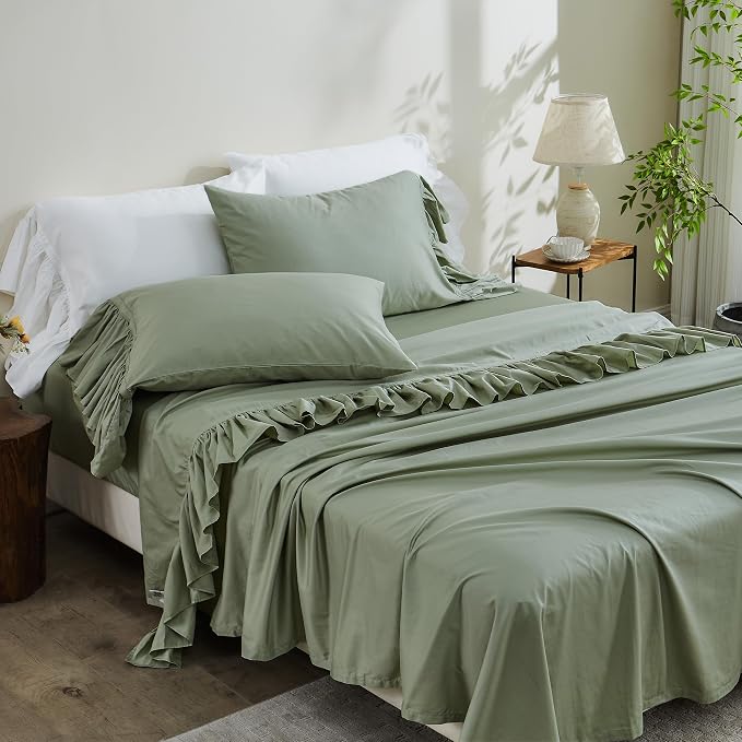 Sage Green Ruffles