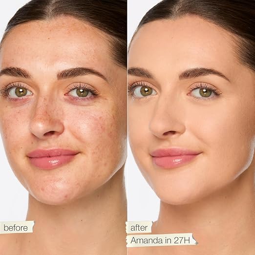 27H light-medium honey (light to medium skin with warm, peach undertones)
