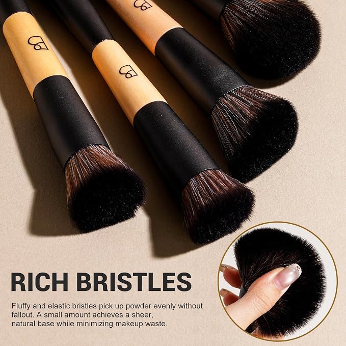 12 PCS Bamboo Matte Black