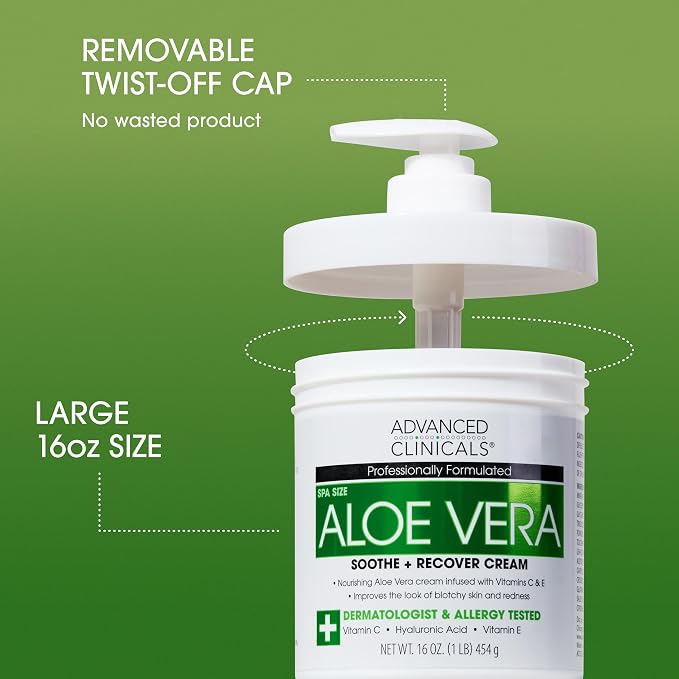 2 - Aloe Vera Soothe + Recover Cream