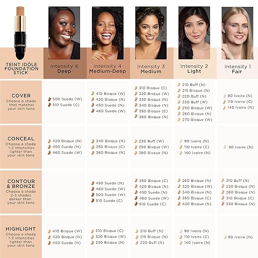 510 Suede C: deep skin with cool undertones