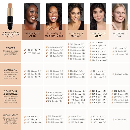 210 Buff N: light skin with neutral undertones
