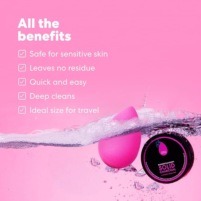 OP Makeup Sponge + Solid Charcoal Cleanser