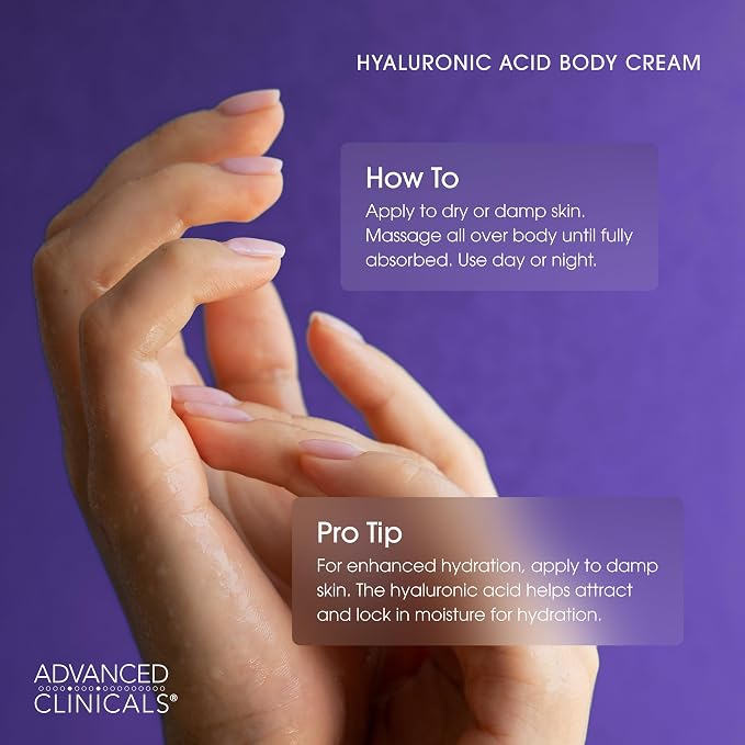 3 - Hyaluronic Acid Body Cream