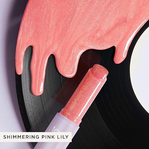 shimmering pink lily