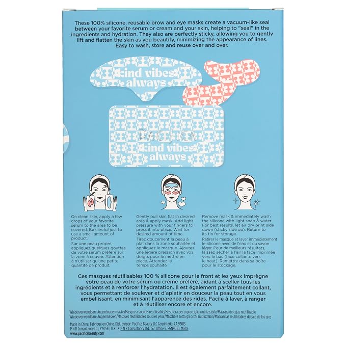 Set of 3 - Reusable Undereye & Brow Mask Set