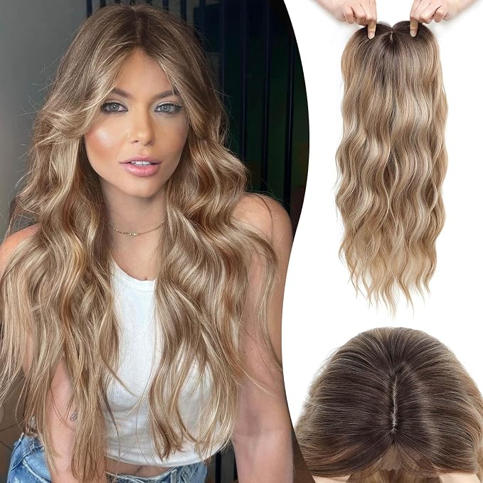 Light Brown with Blonde Highlights