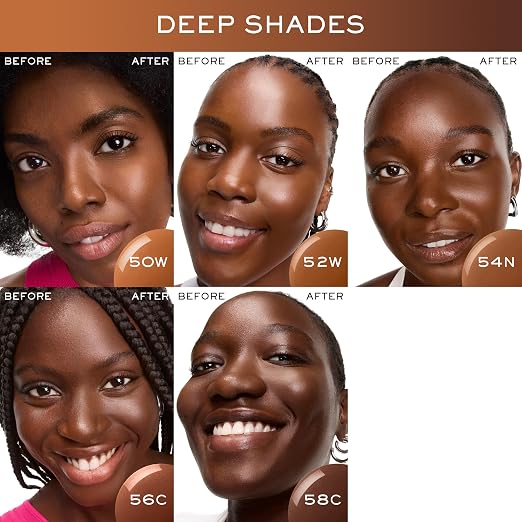 50W: Deep Skin with Warm Golden Tones