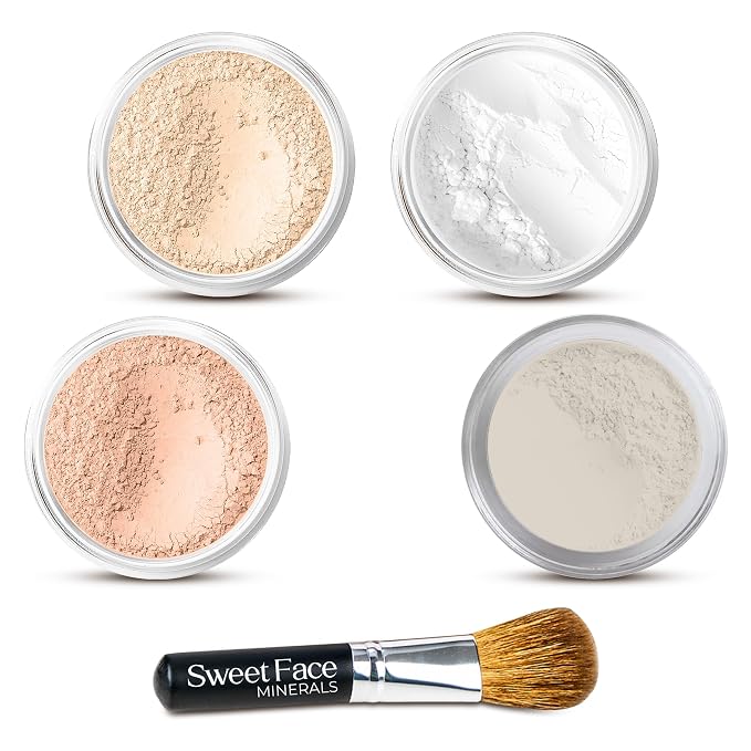 Warm Foundation with Pink Bisque Concealer