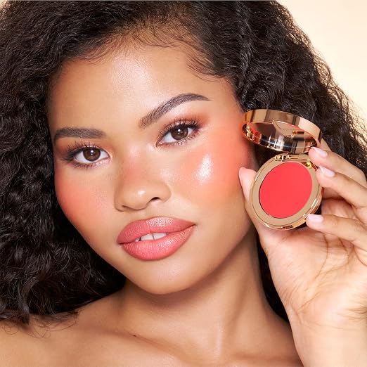 Sun-Blushed Glow - vibrant coral red