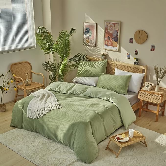1-sage Green Velvet