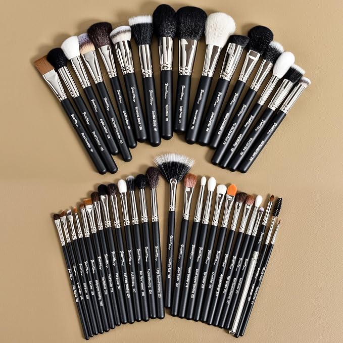 42Pcs Matte Pearl Black