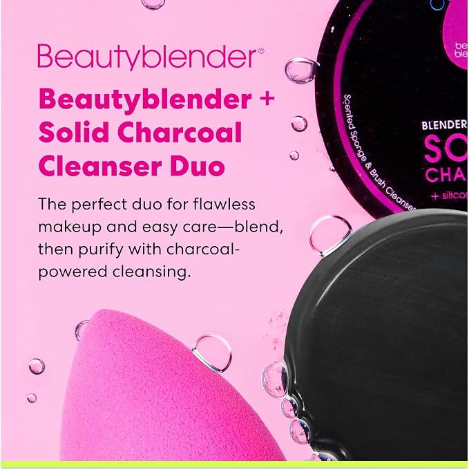 OP Makeup Sponge + Solid Charcoal Cleanser