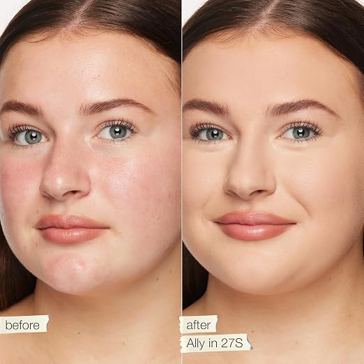 27S light-medium sand (light to medium skin with warm, golden undertones)