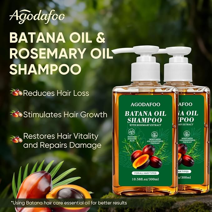 Batana Oil Shampoo 2 PCS