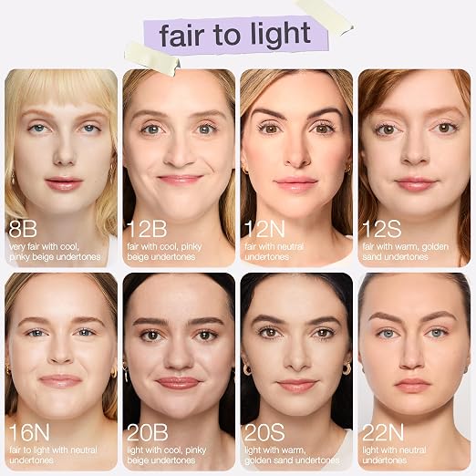 12N fair neutral (fair skin with a balance of warm & cool undertones )